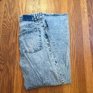 SONG Mid Rise Denim Barrel Jeans